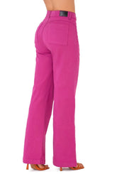 LOWLA - 242455 - High-Waisted White Straight-Leg Jeans for Women